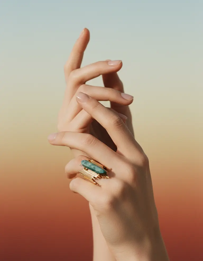 Gemstone Ring, Protection Stone, Handmade Gift Phoebe`s 