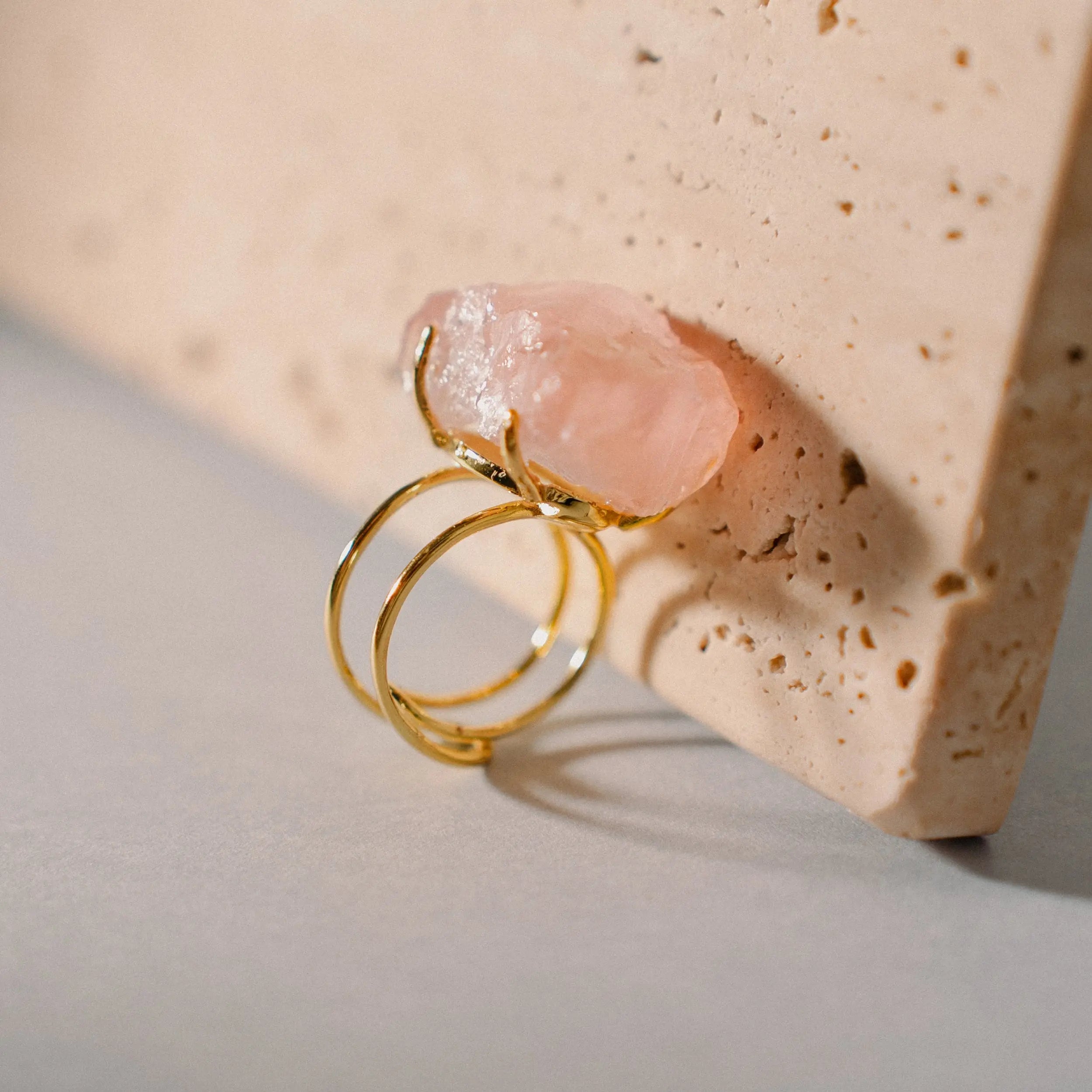 Gold Ring, Unique Ring, Gemstone Jewelry