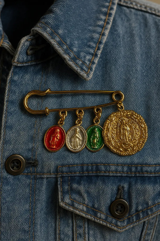 Guadalupe Brooch – Mexican Flag Edition PHOEBE'S 