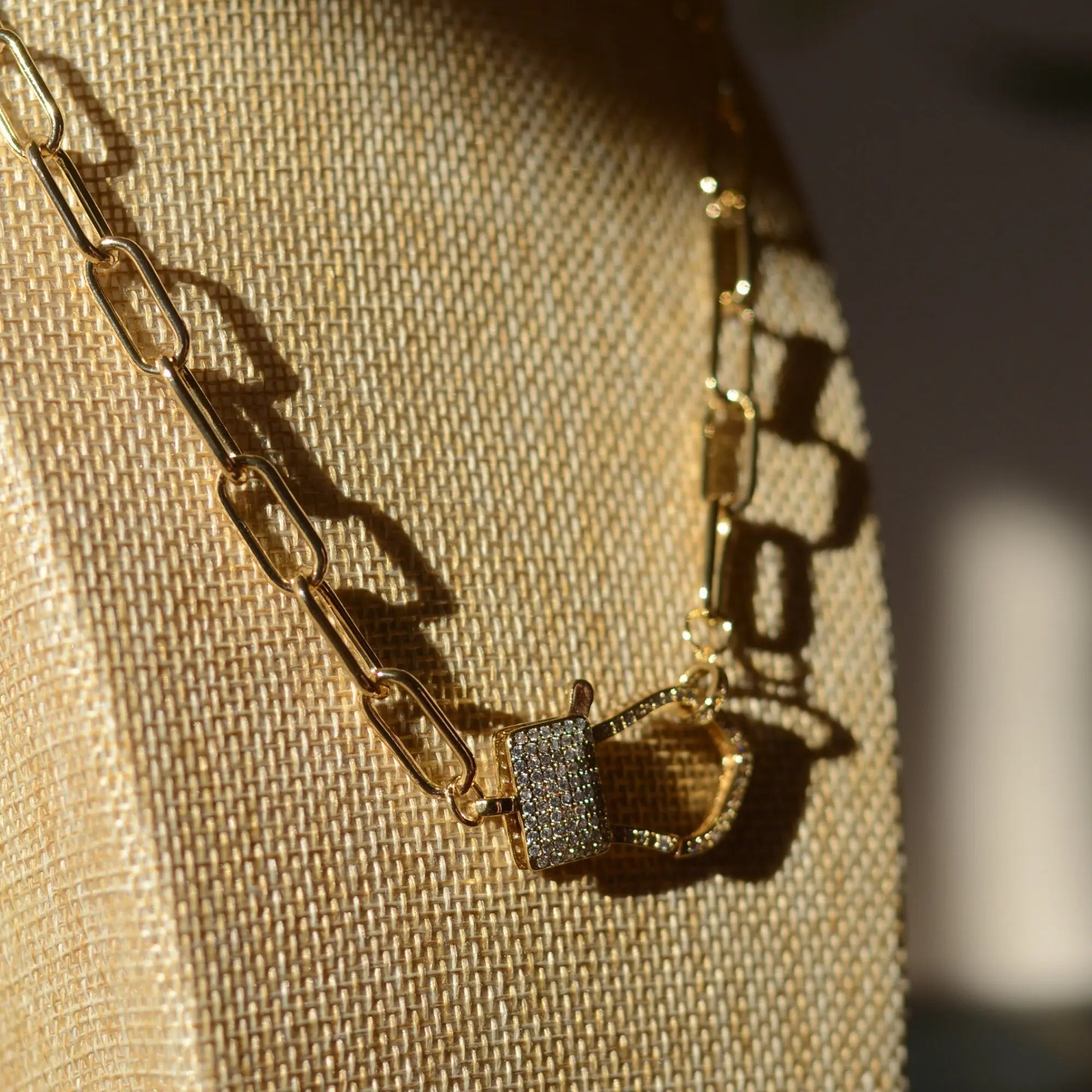 Layered Chain Necklace | 18K Gold Plated Jewelry | Chunky Gold Chain