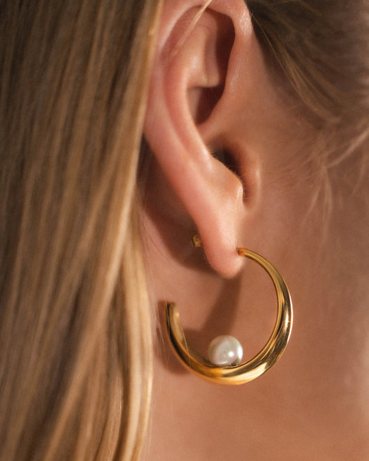 Lunar Pearl Earrings – The harmony of the moon and the sea PHOEBE'S 