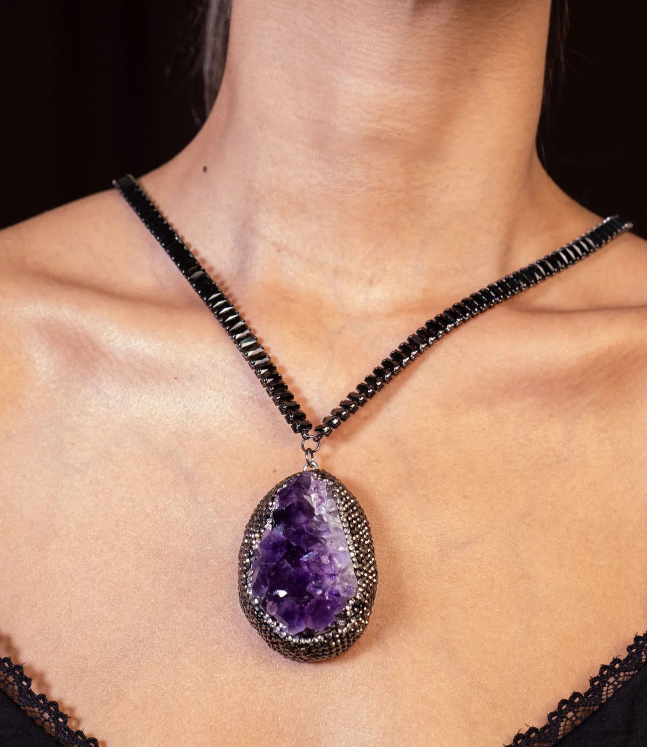 Majestic Amethyst Necklace PHOEBE'S 