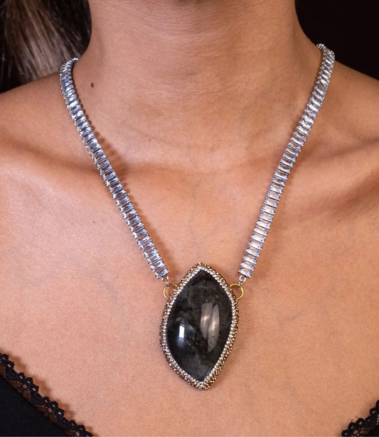 Majestic Necklace with Set Labradorite PHOEBE'S 