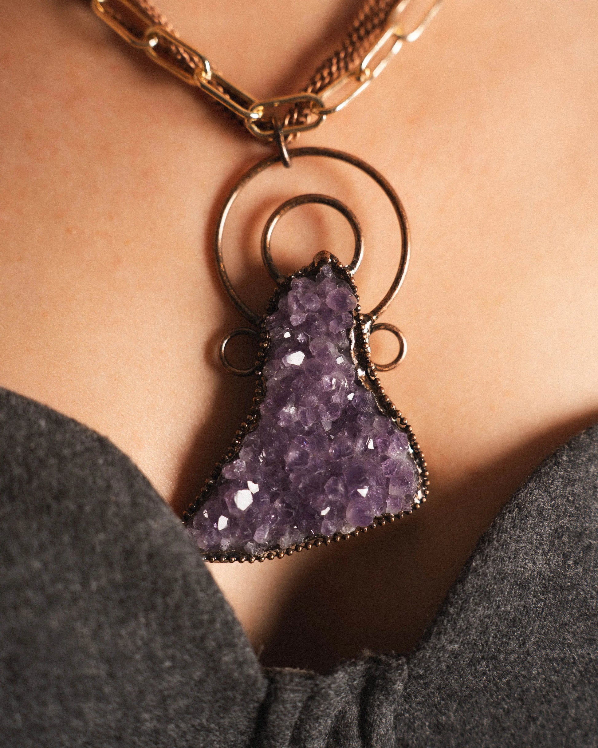 Maximalist Amethyst Necklace - February Birthstone PHOEBE'S 