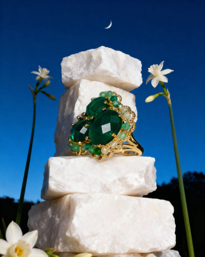 Maximalist Natural Stone Ring PHOEBE'S 