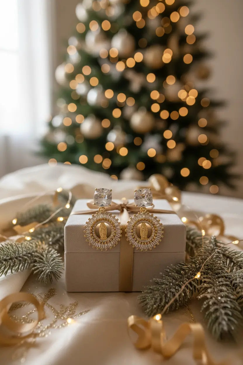 Moonstone Earrings with a Virgin Mary Medal – Catholic Jewelry for Protection and Light PHOEBE'S 