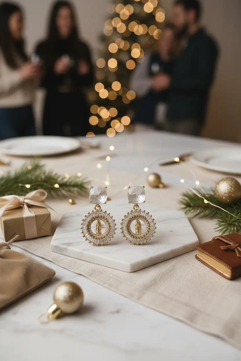 Moonstone Earrings with a Virgin Mary Medal – Catholic Jewelry for Protection and Light PHOEBE'S 