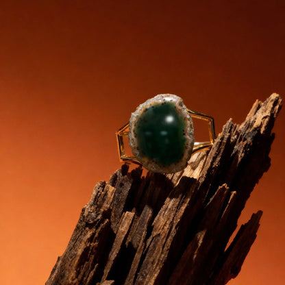 Natural Agate Bracelet with Gold Plating Phoebe`s  