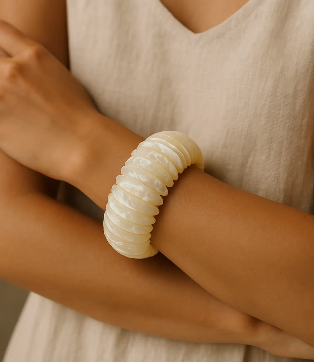 Natural Mother-of-Pearl Bracelet PHOEBE'S 