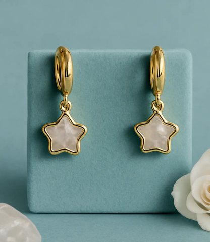 Natural Stone Star Earrings – Mini Collection Phoebe`s  
