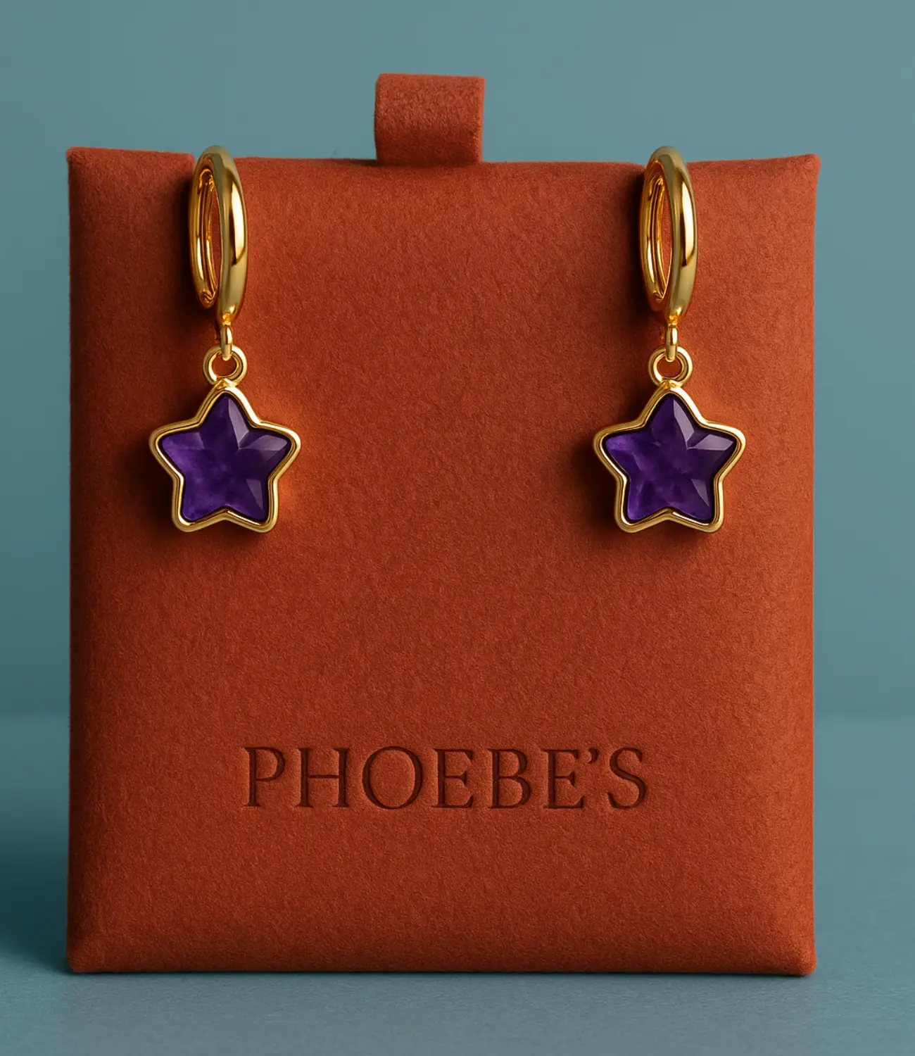 Natural Stone Star Earrings – Mini Collection Phoebe`s  
