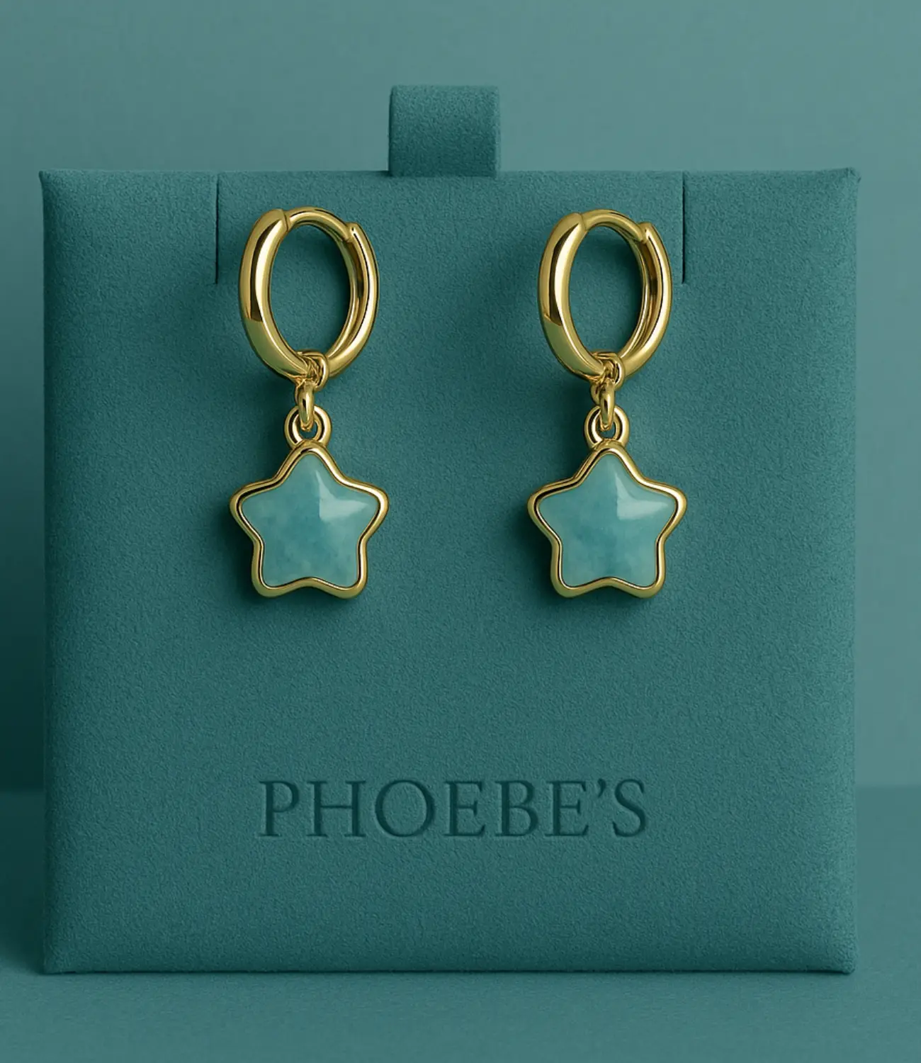 Natural Stone Star Earrings – Mini Collection Phoebe`s  