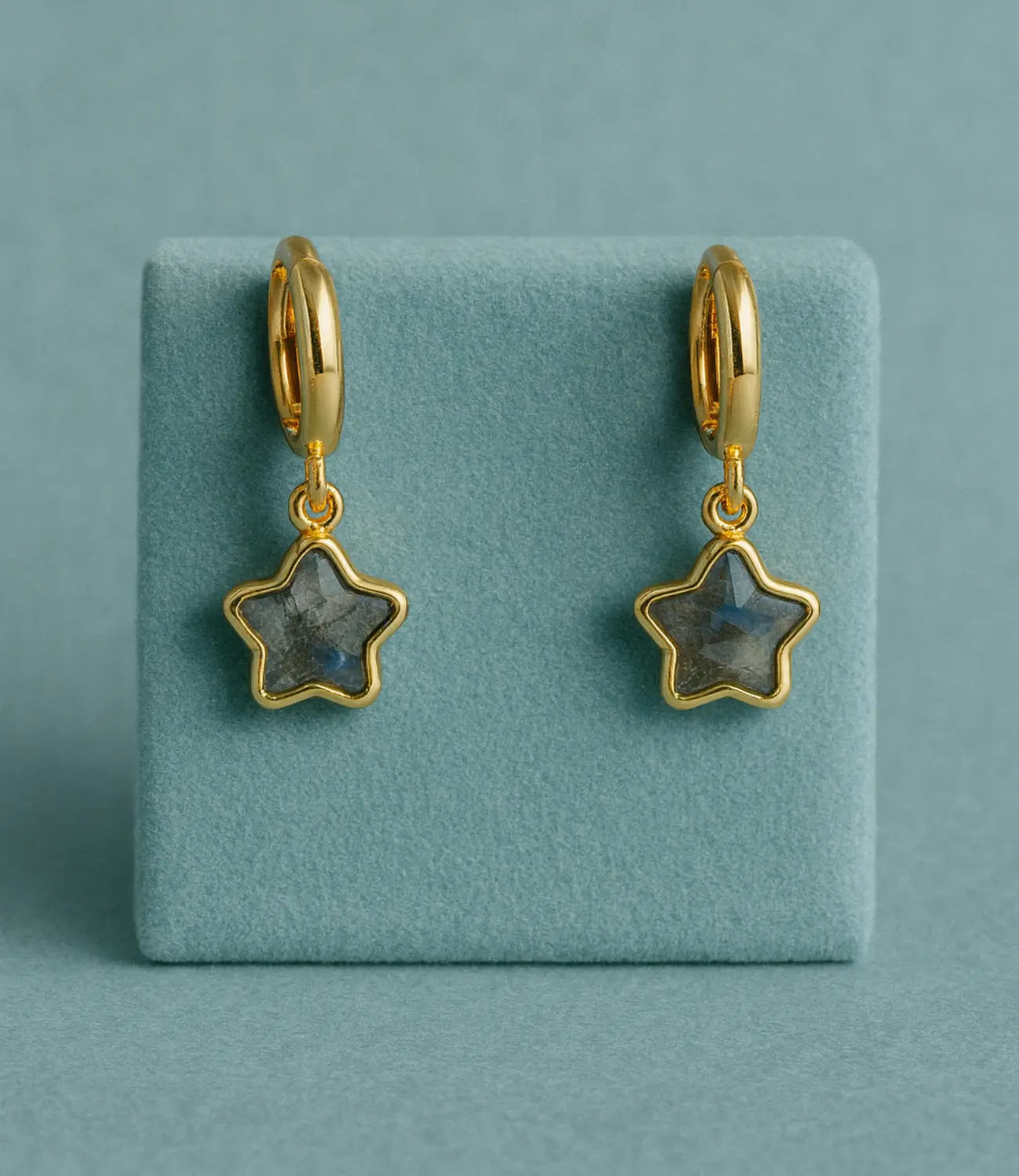 Natural Stone Star Earrings – Mini Collection Phoebe`s  