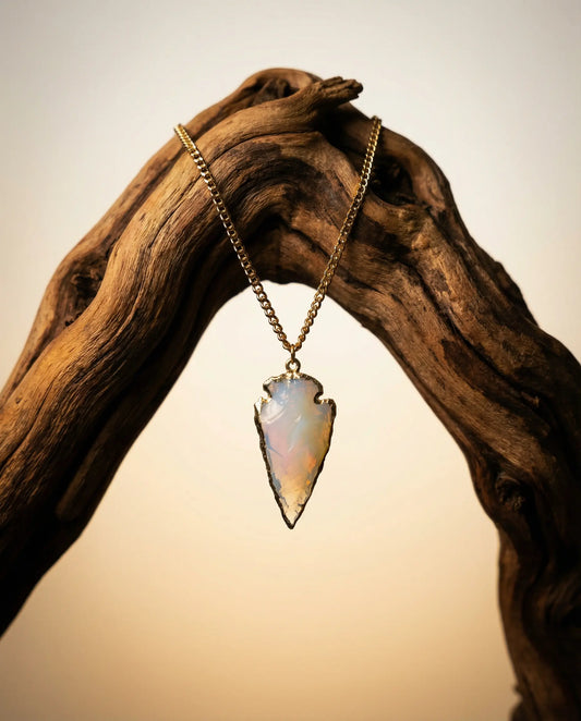 Opal Point Necklace · Gold Plated PHOEBE'S 