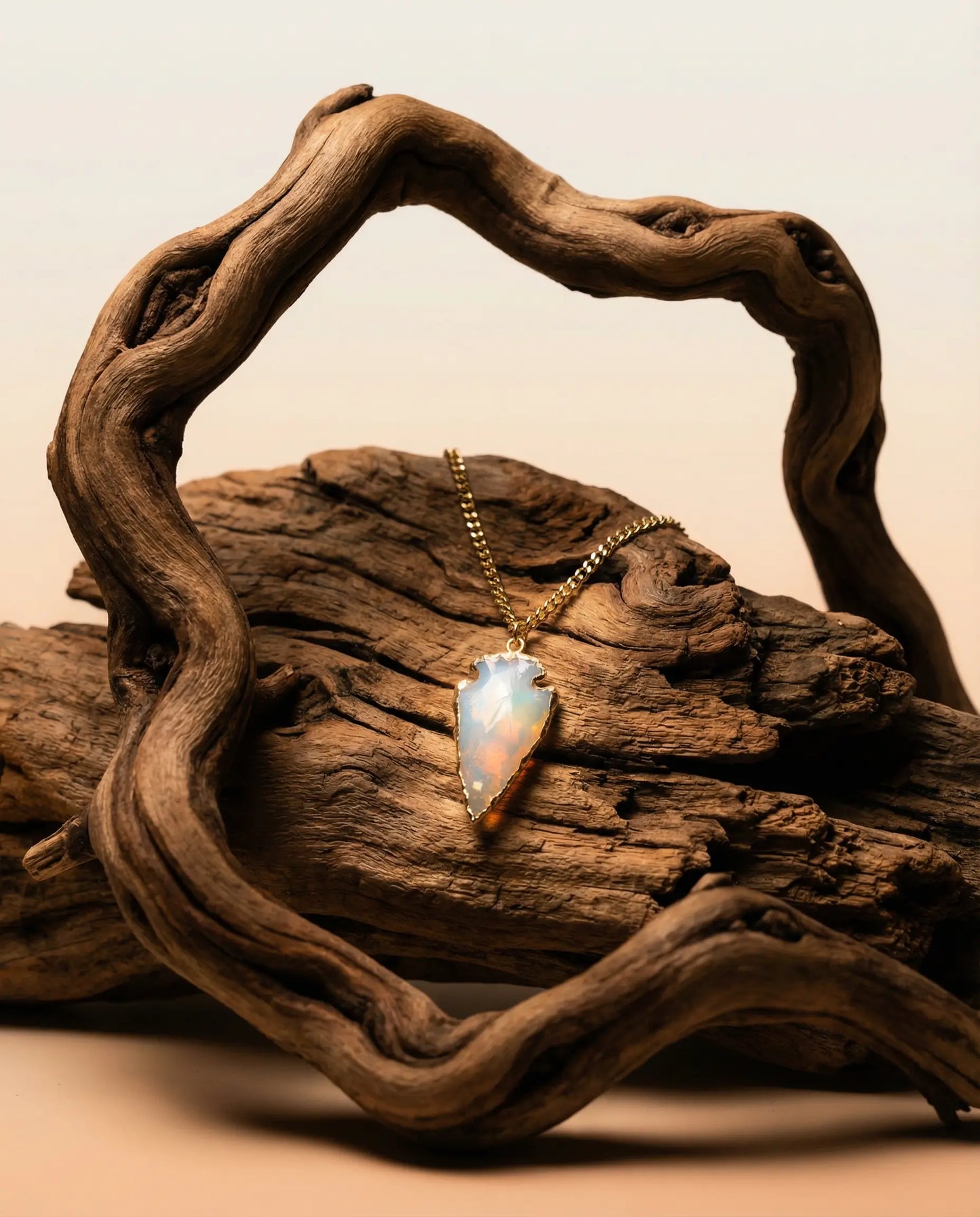 Opal Point Necklace · Gold Plated PHOEBE'S 