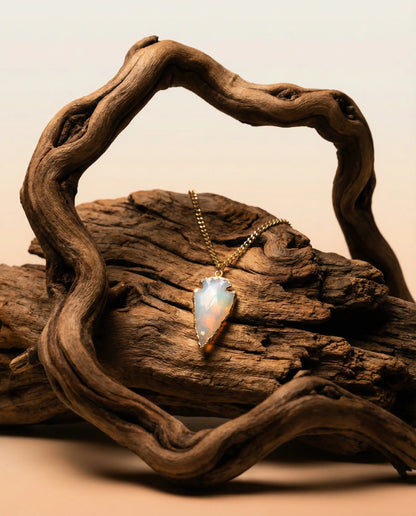 Opal Point Necklace · Gold Plated PHOEBE'S 