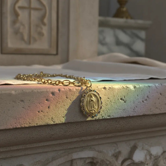 Our Lady of Guadalupe Necklace — Divine Grace Collection PHOEBE'S 