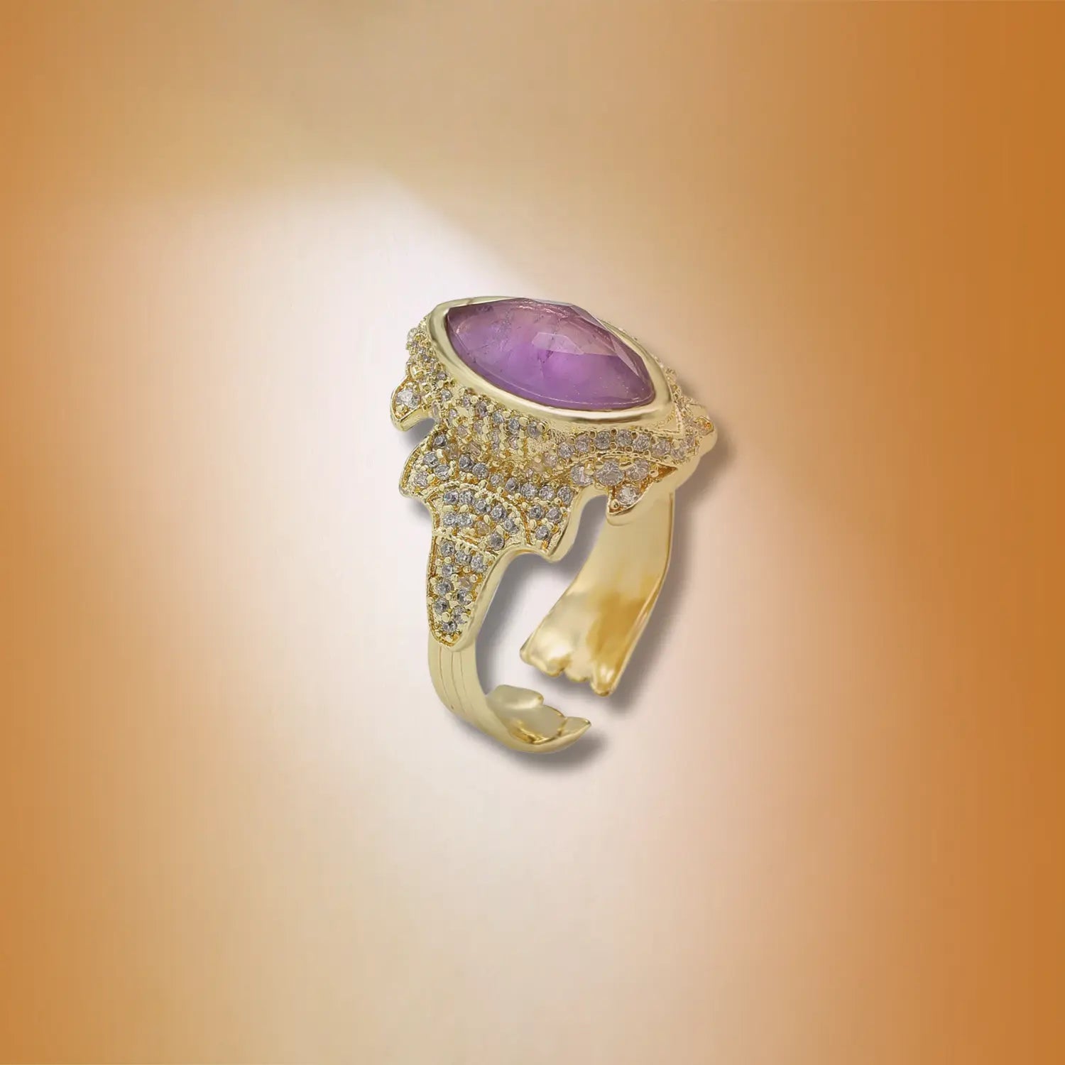 Pavé Gemstone Ring PHOEBE'S 