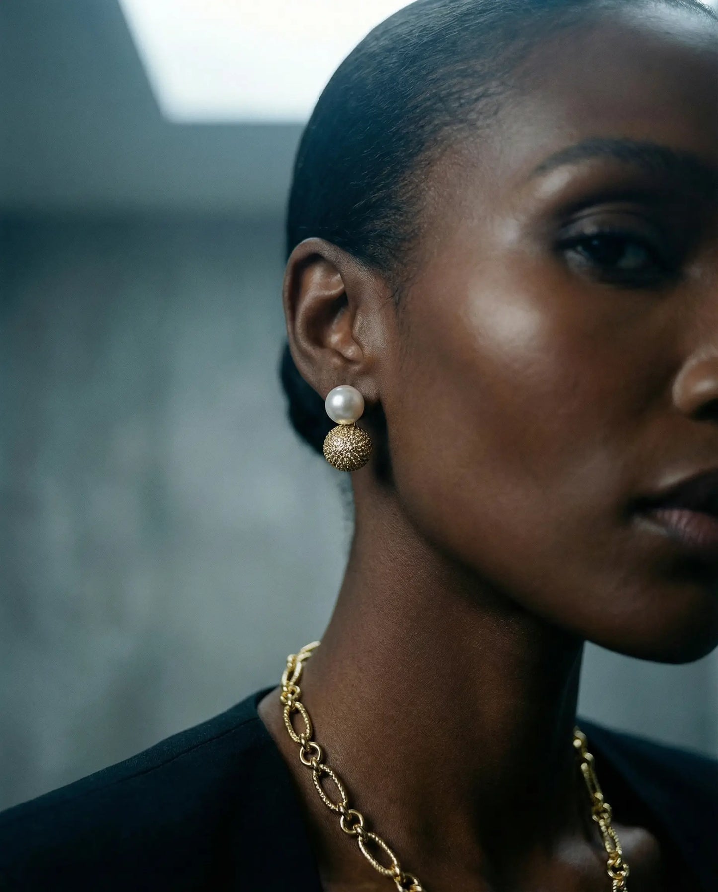 Pearl Earrings with Gold Finish | Elegant Jewelry for Women PHOEBE'S 