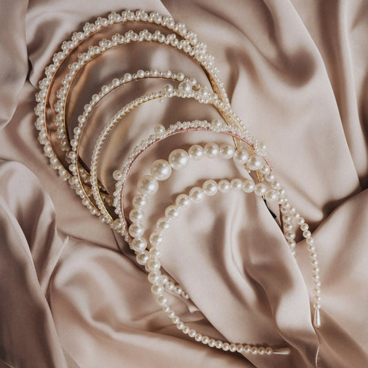 Pearl Headband, Wedding Headband, Hair Band, Hair Accessories