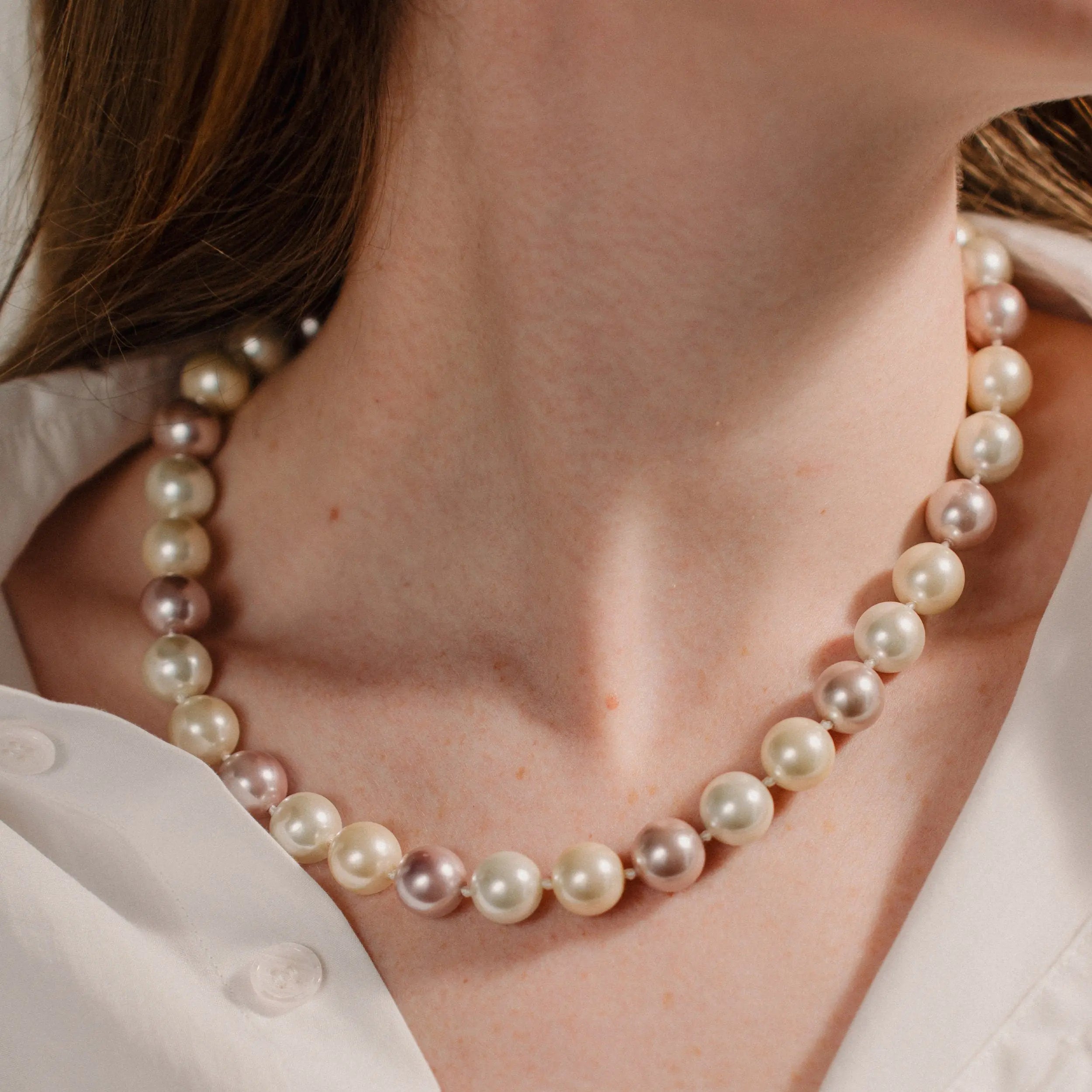 Pearl Necklace, Statement Necklace, Anniversary Gift