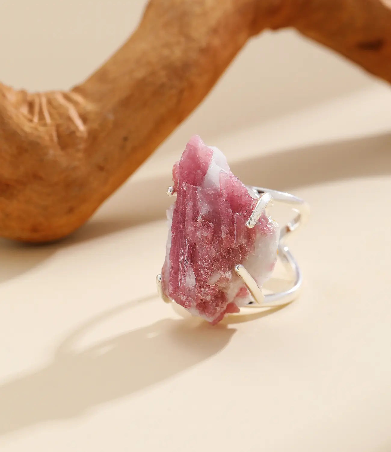 Pink Tourmaline Chunky Ring PHOEBE'S 