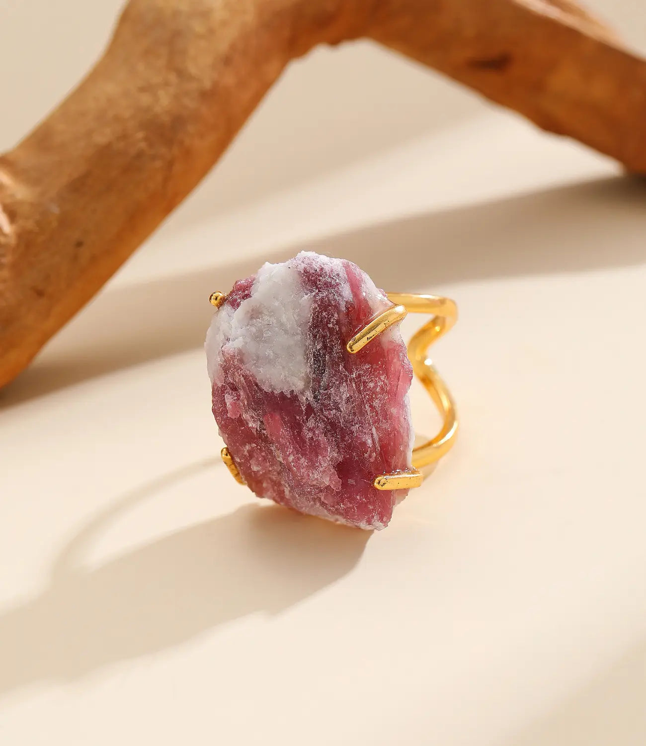 Pink Tourmaline Chunky Ring PHOEBE'S 