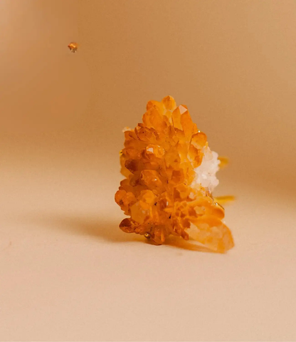 Raw Citrine Ring with Adjustable 18K Gold-Plated PHOEBE'S 