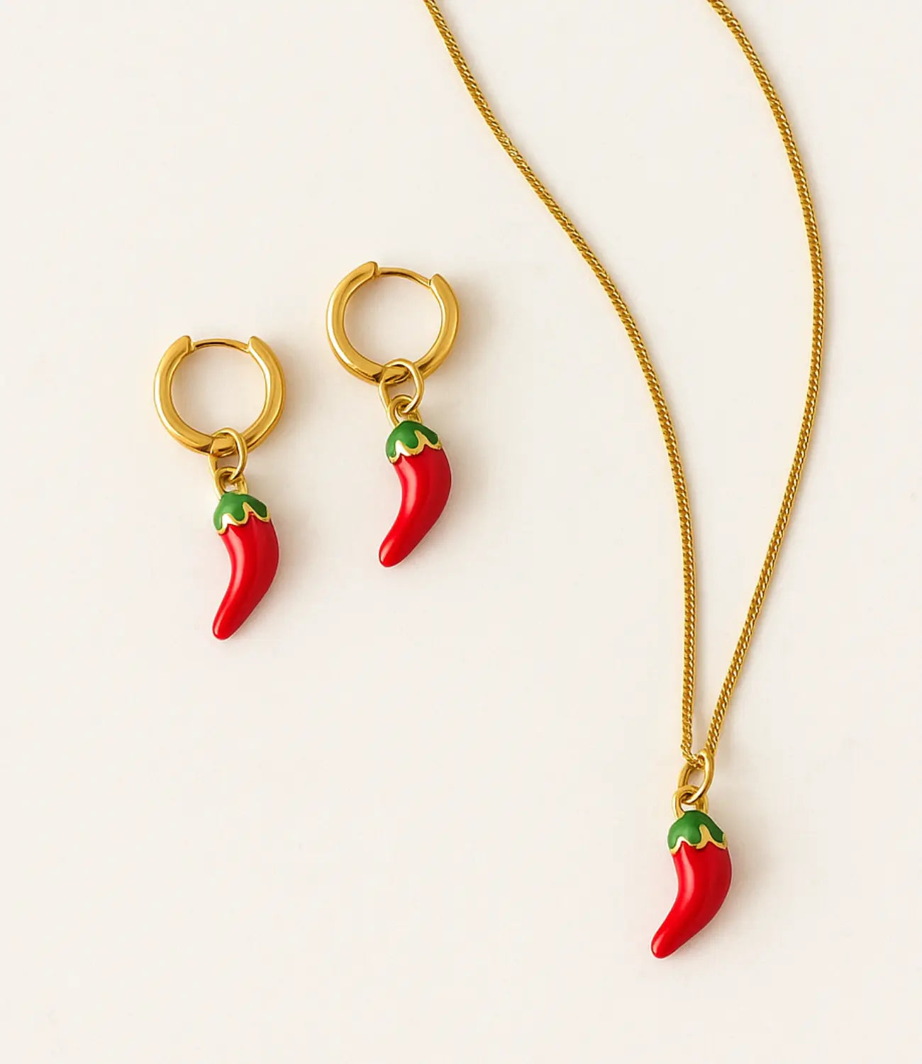 Red Chili Amulet Set PHOEBE'S 
