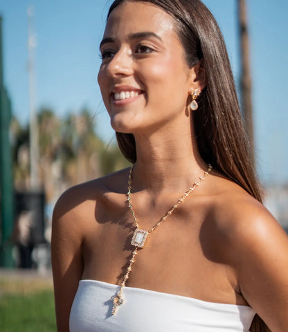 Rosary with Zirconia – Luxury Chain with Sparkling Details PHOEBE'S 