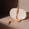 Rose Pearl Necklace, Round Freshwater Pearl Necklace