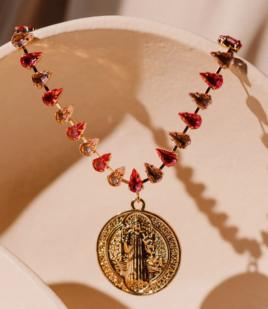 Saint Benedict Sacred Medal Necklace PHOEBE'S 