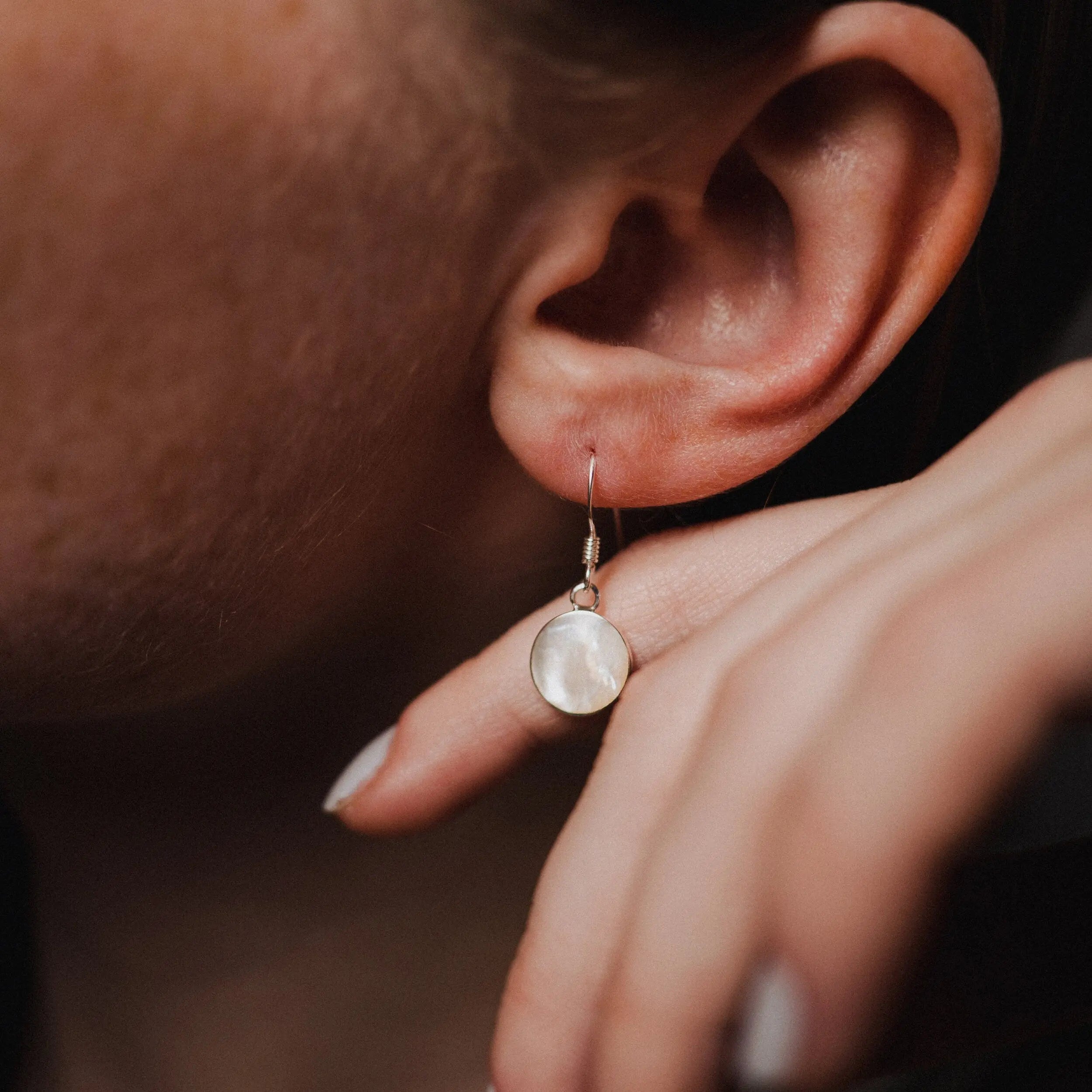 Shell Earrings, 925 Silver Earrings, Gift for Daughter