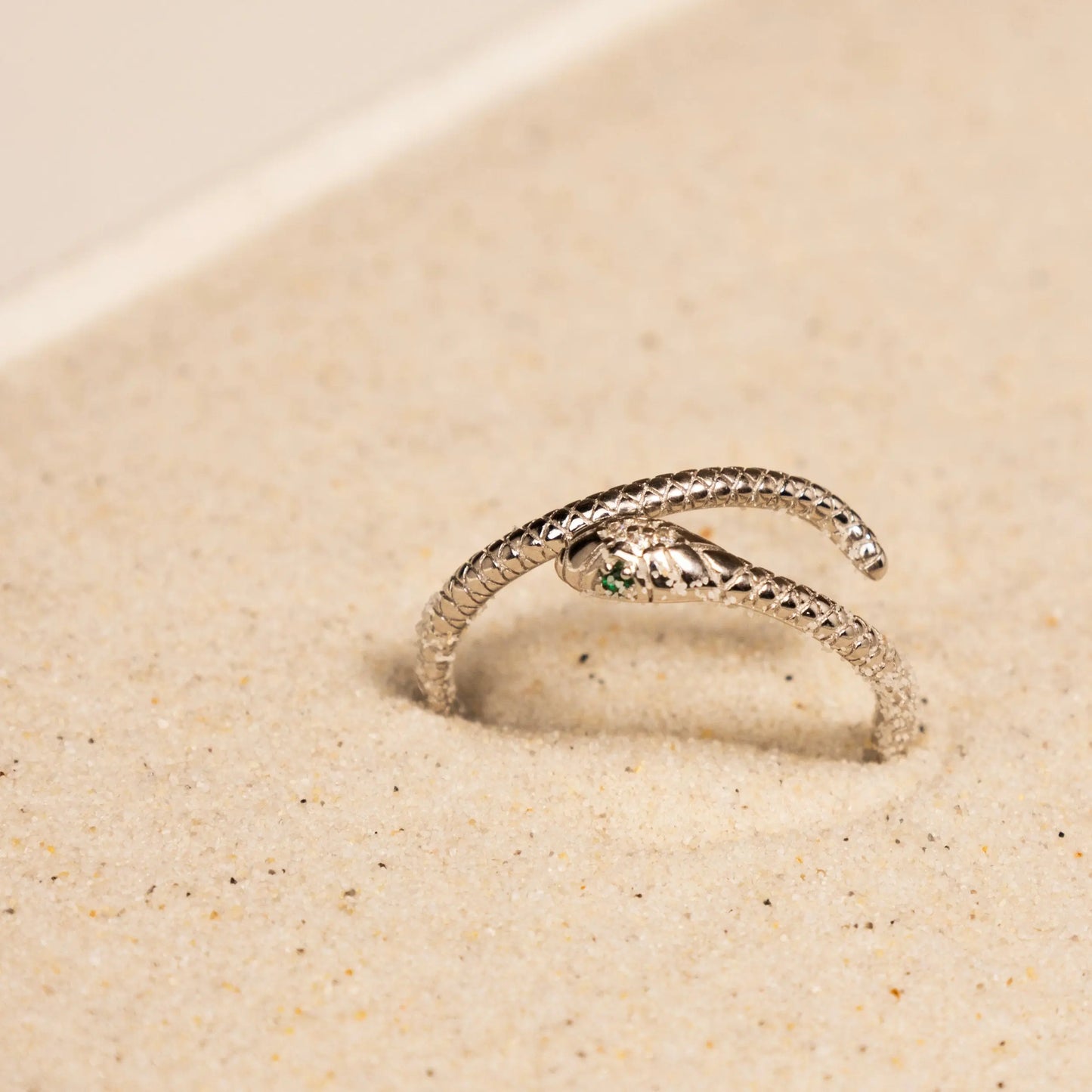 Silver Ring, Snake Ring, Statement Ring