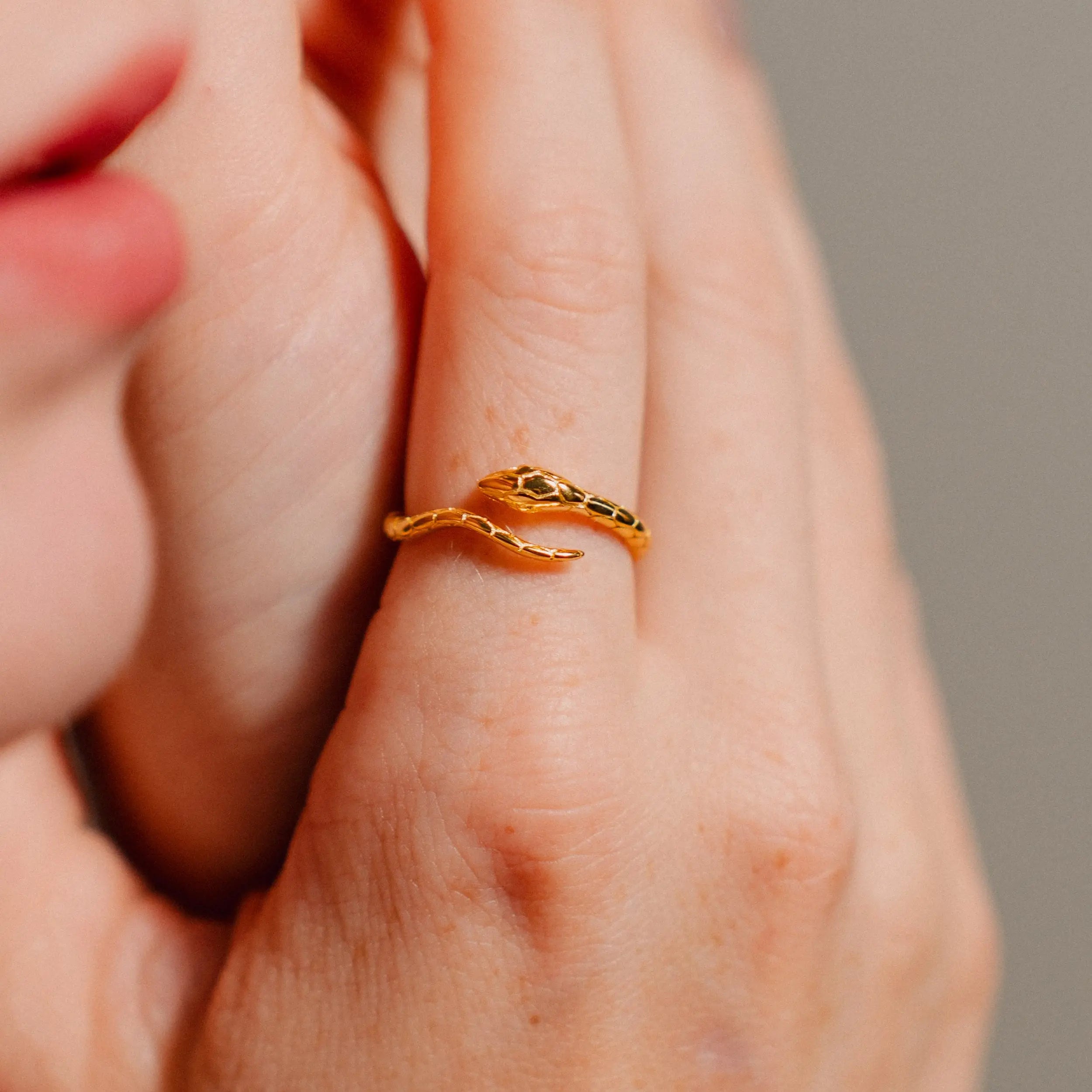 Snake Ring, Gold Ring, Minimalist Ring