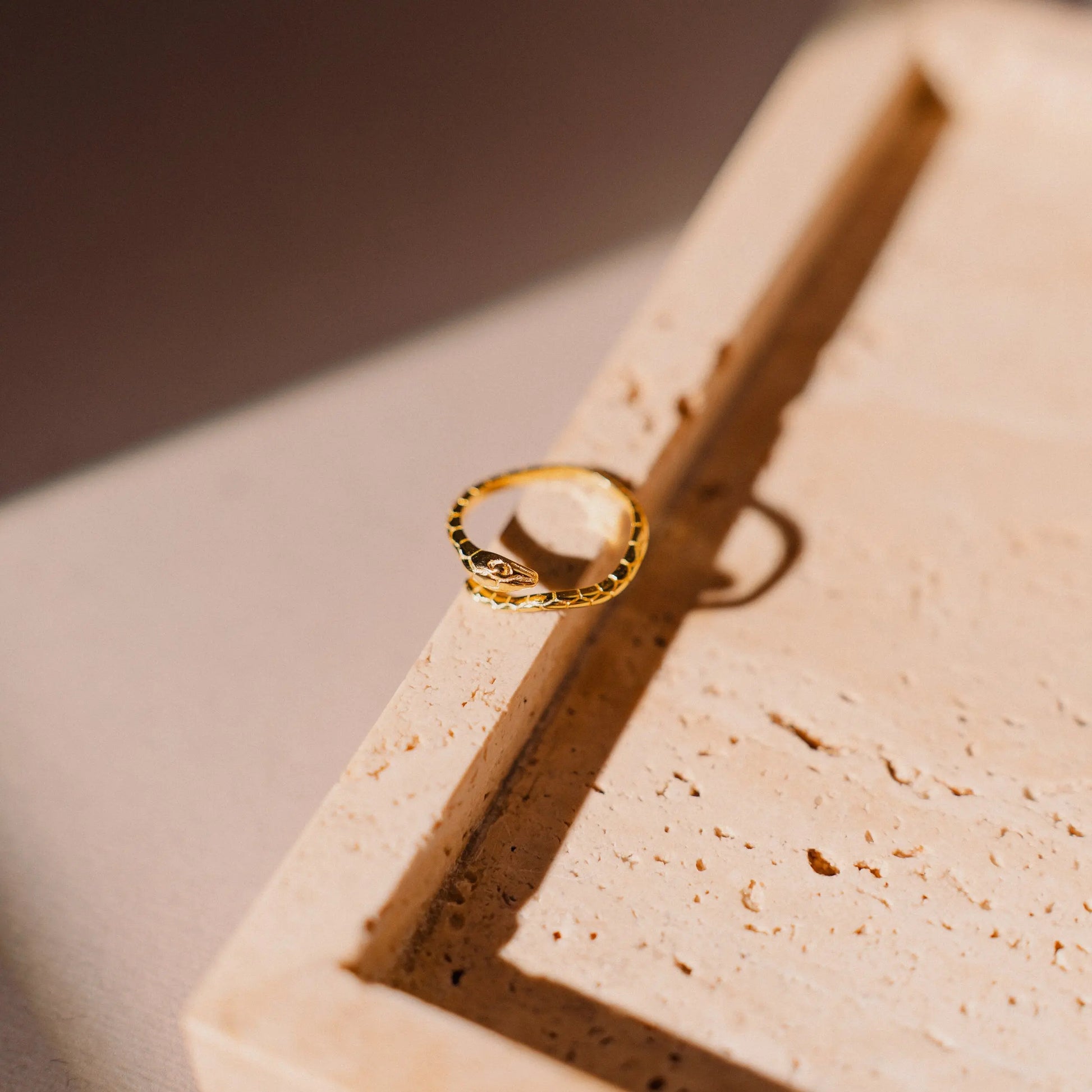 Snake Ring, Gold Ring, Minimalist Ring