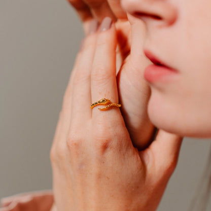 Snake Ring, Gold Ring, Minimalist Ring