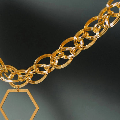 18k Gold Plated Necklace, Crystals Necklace, Birthstone Jewelry