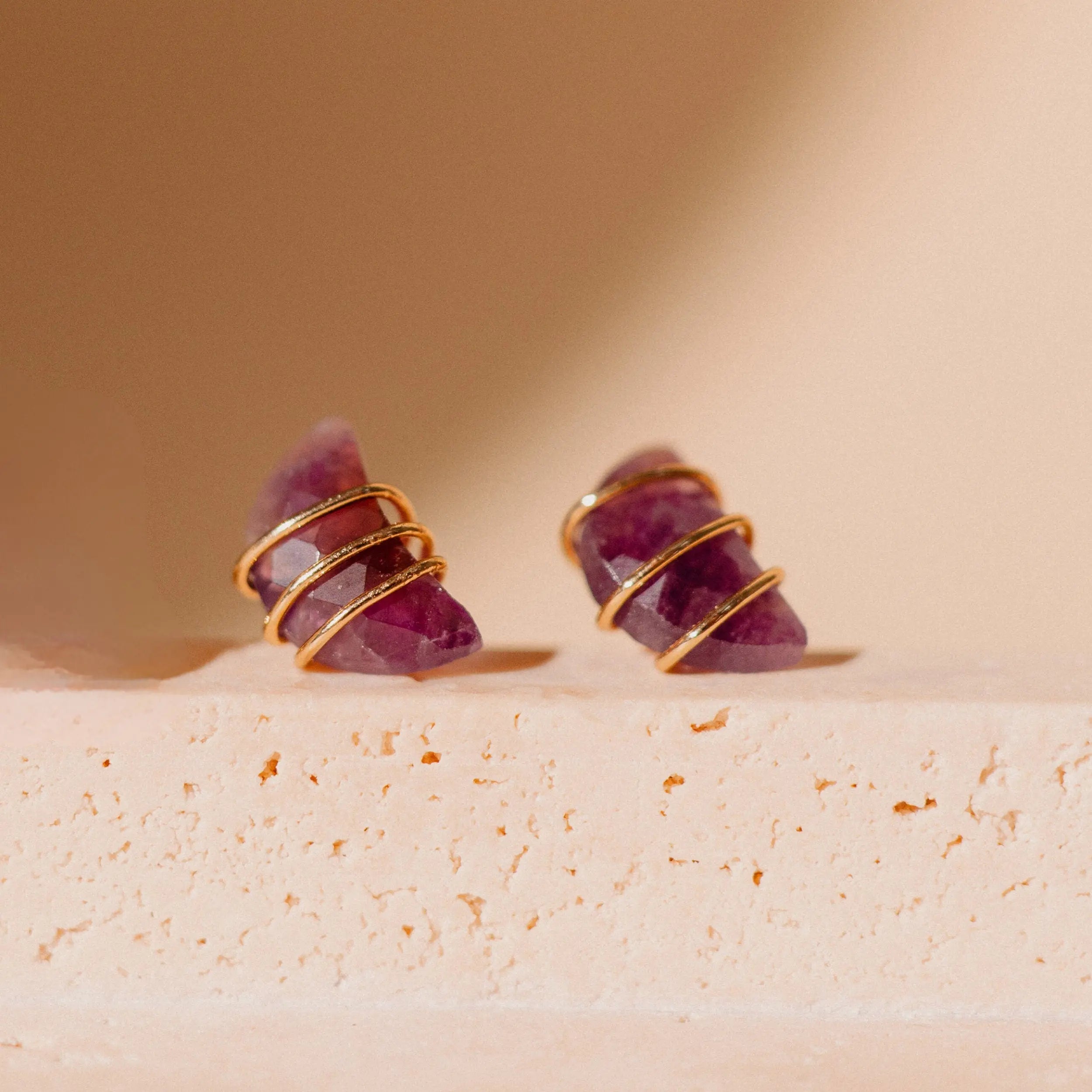 Tiny Gemstone Earrings, Dainty Earrings, Minimalist Jewelry