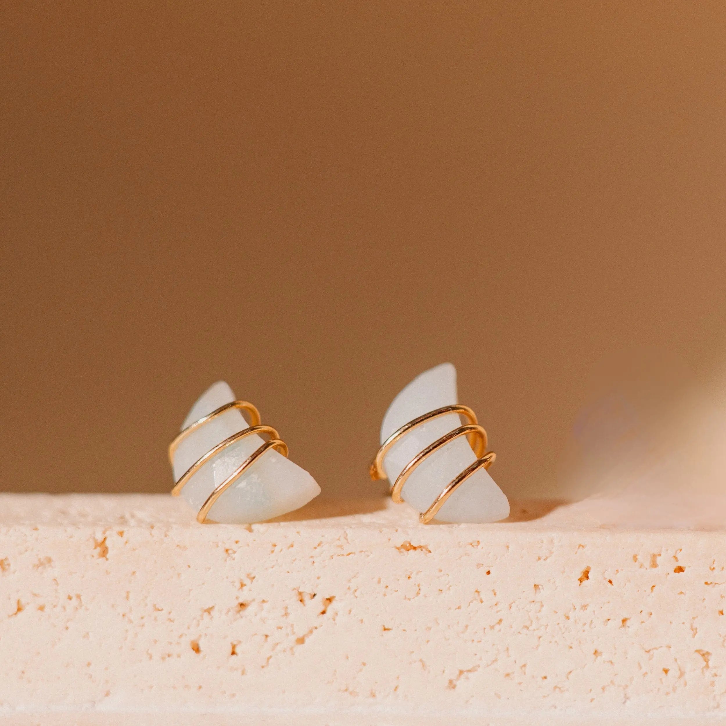 Tiny Gemstone Earrings, Dainty Earrings, Minimalist Jewelry