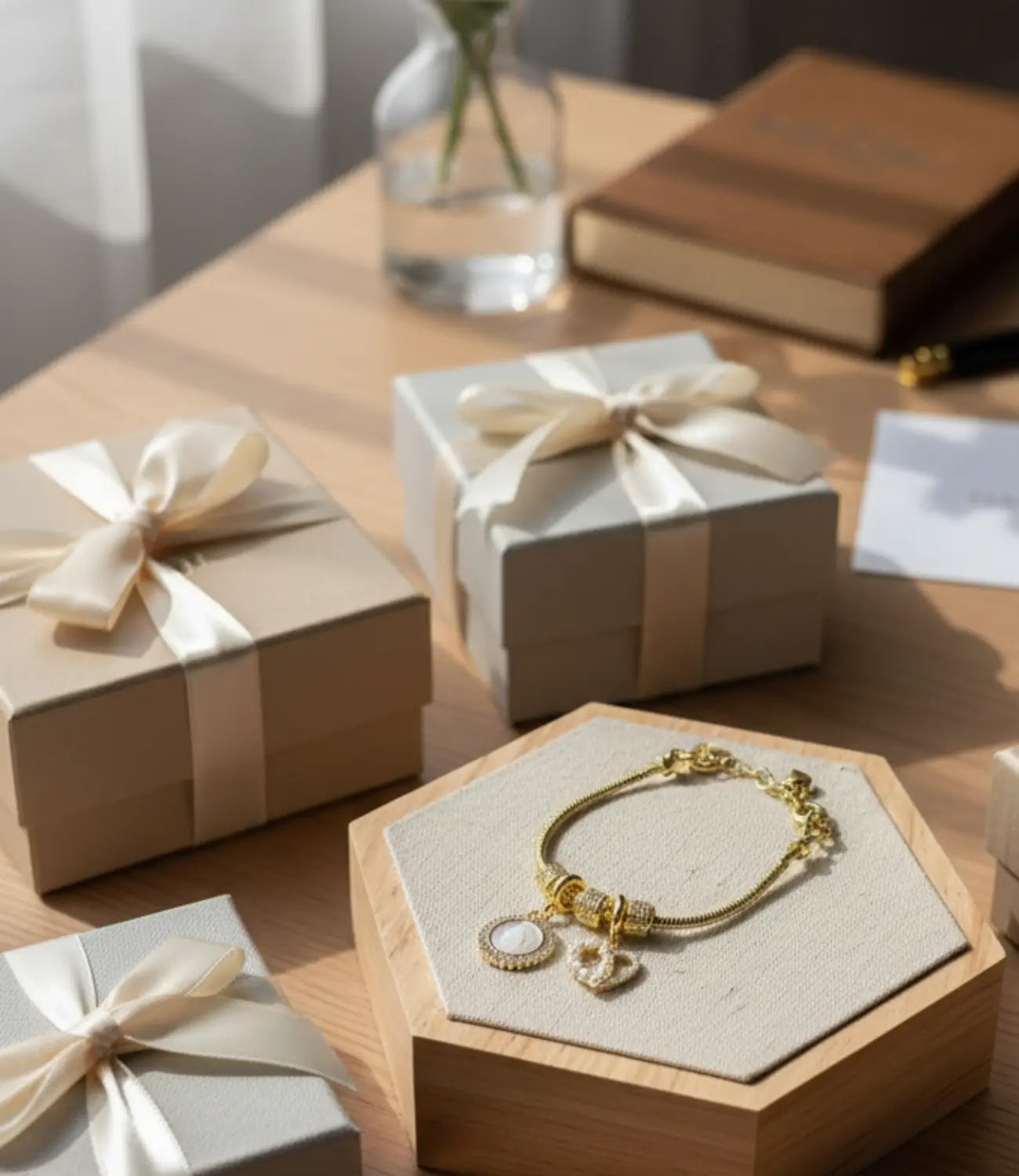 Virgen de Guadalupe Pearl Heart Bracelet – 18K Gold-Plated Phoebe`s  