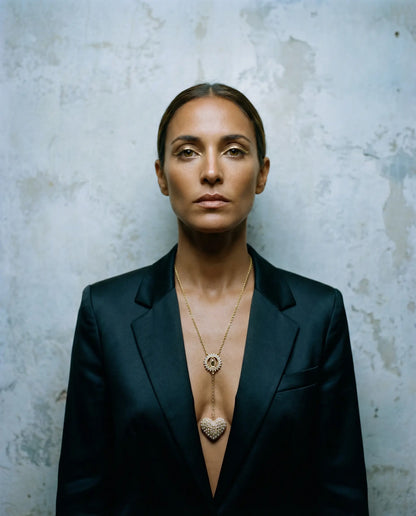 Virgin Mary Necklace with Heart · Minimalist Devotion PHOEBE'S 