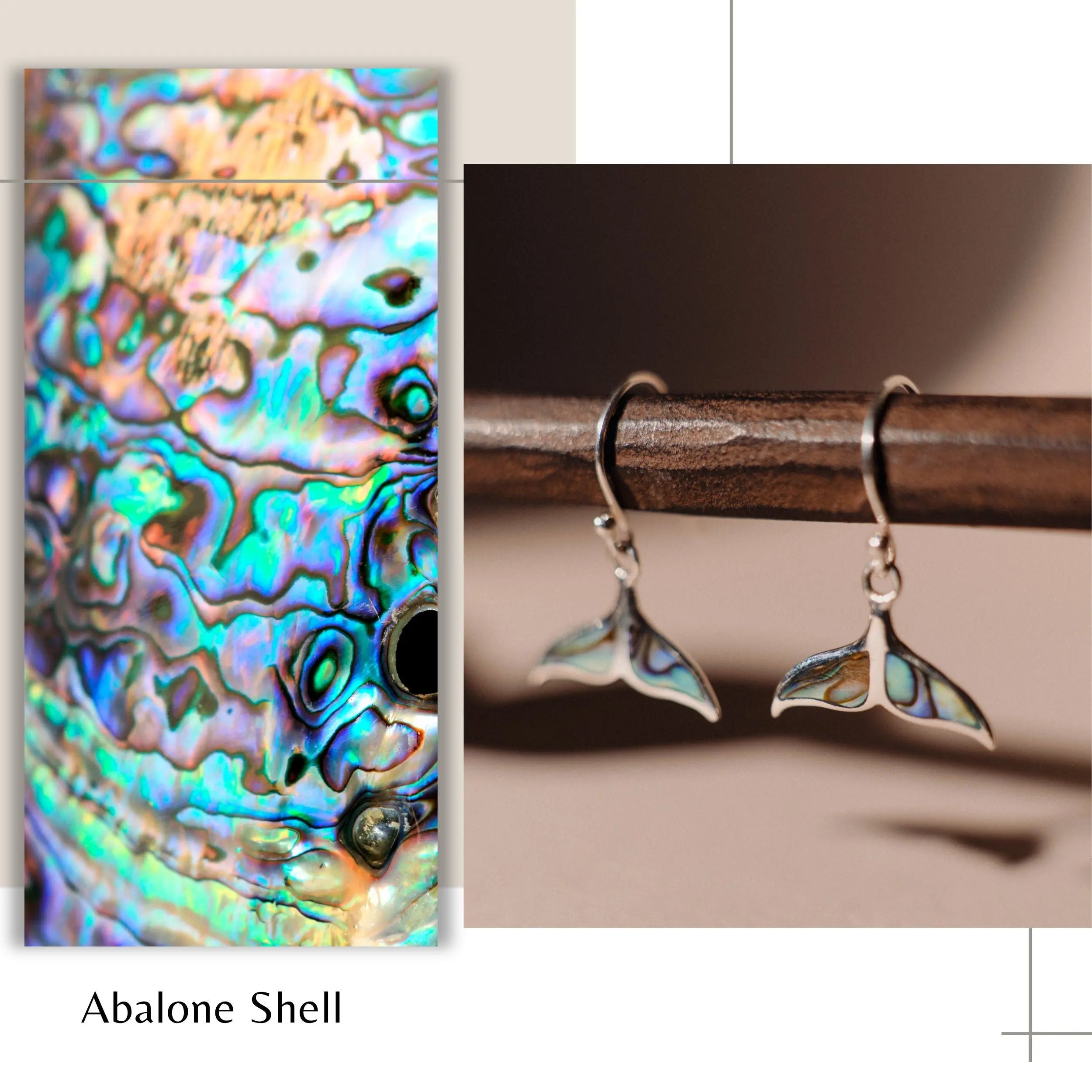 Abalone Earrings, Silver 925 Earrings, Unique Gift