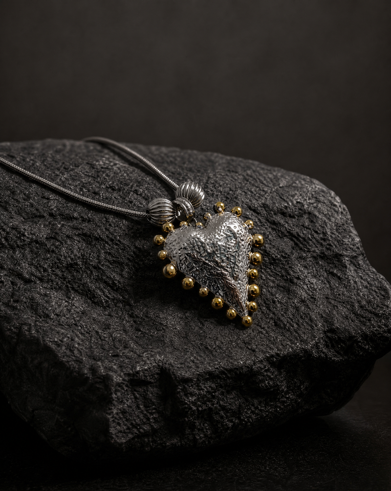 Sculptural Heart Necklace Collection | Luxury Jewelry