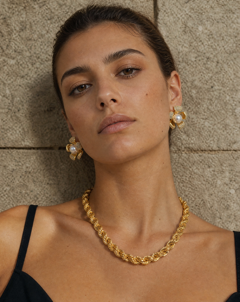 Classic Gold Jewelry Set