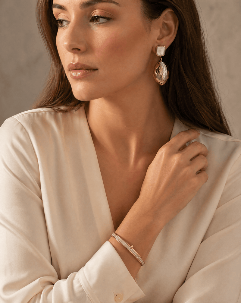Baroque pearl and mother-of-pearl jewelry set – Phoebe's