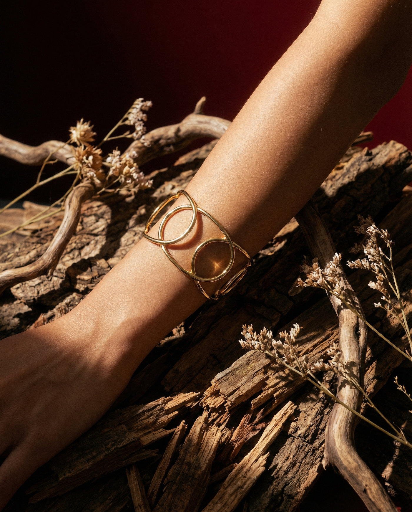 Geometric Cuff Bracelet