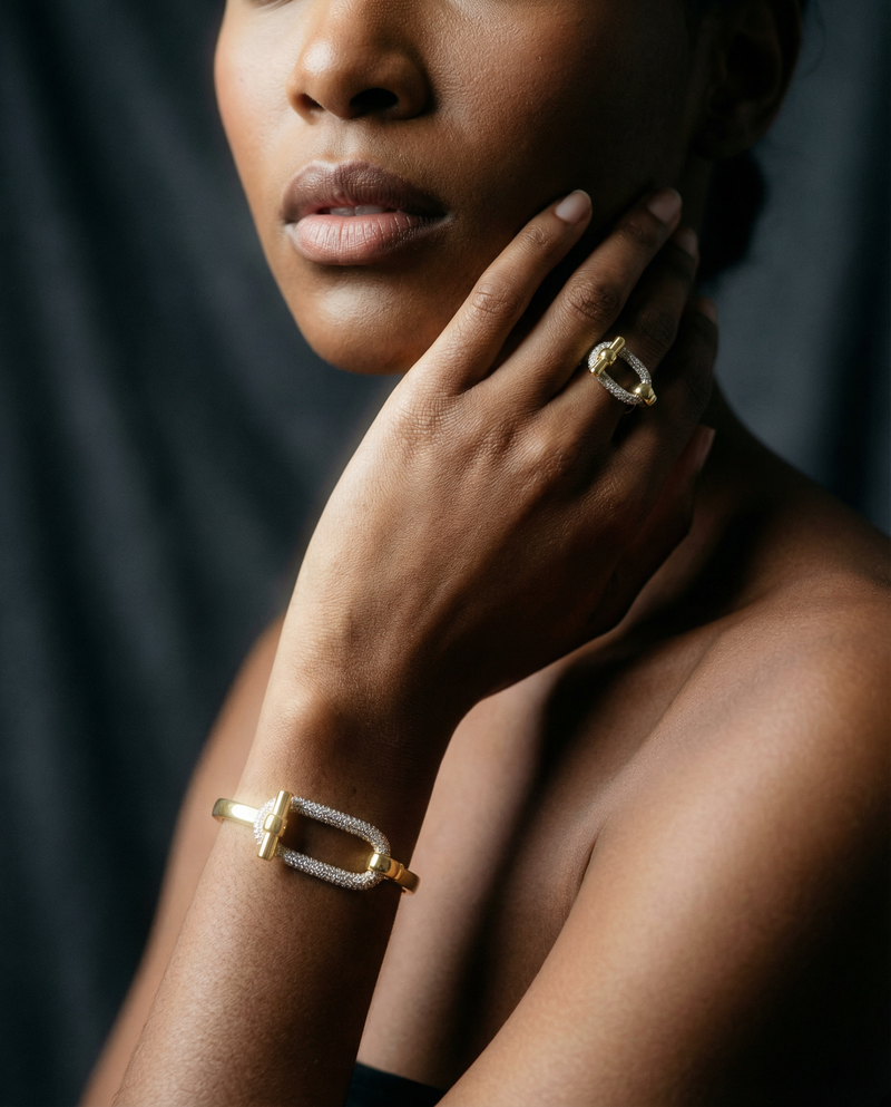 Link Pavé – Jewelry Set