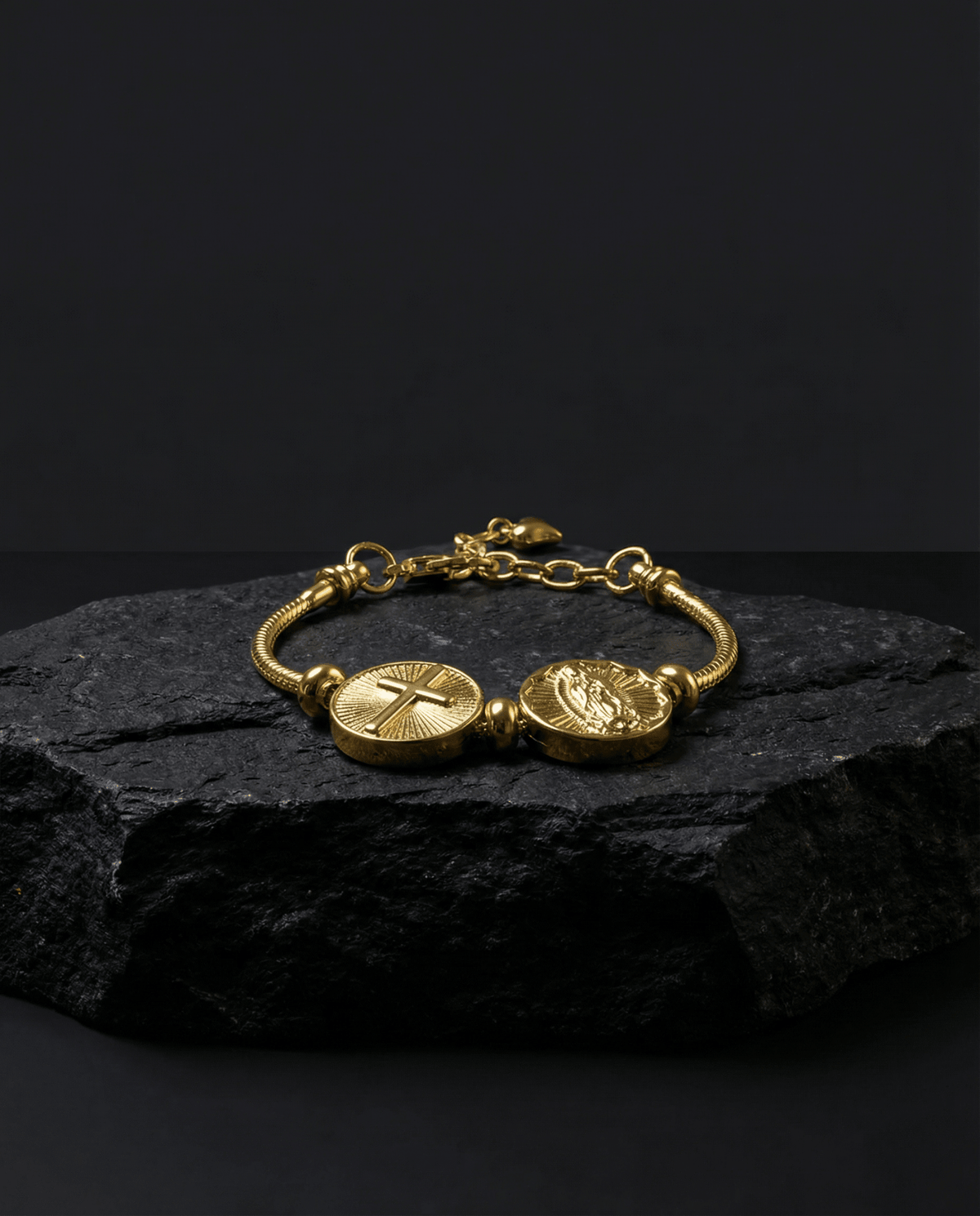 Catholic protection saint medal bracelet – Phoebe's