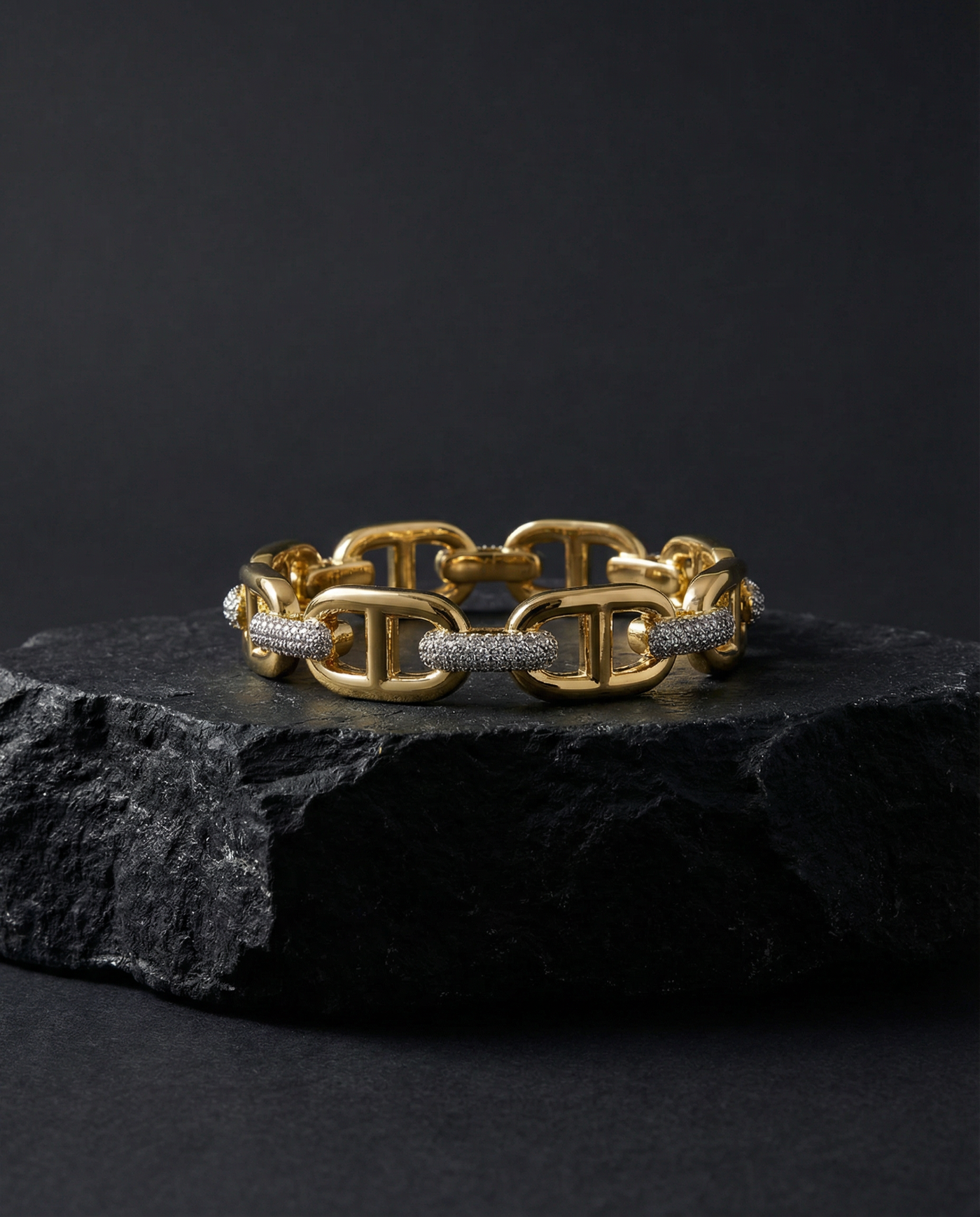 Bracelet Link – Textured Statement Design